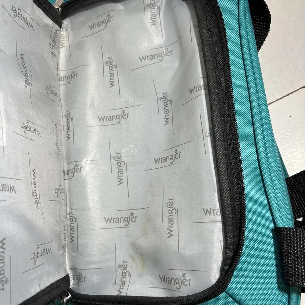 Wrangler Laptop Crossbody Bag Blue Black Travel Tote Bag 15 inch Computer‎ Case